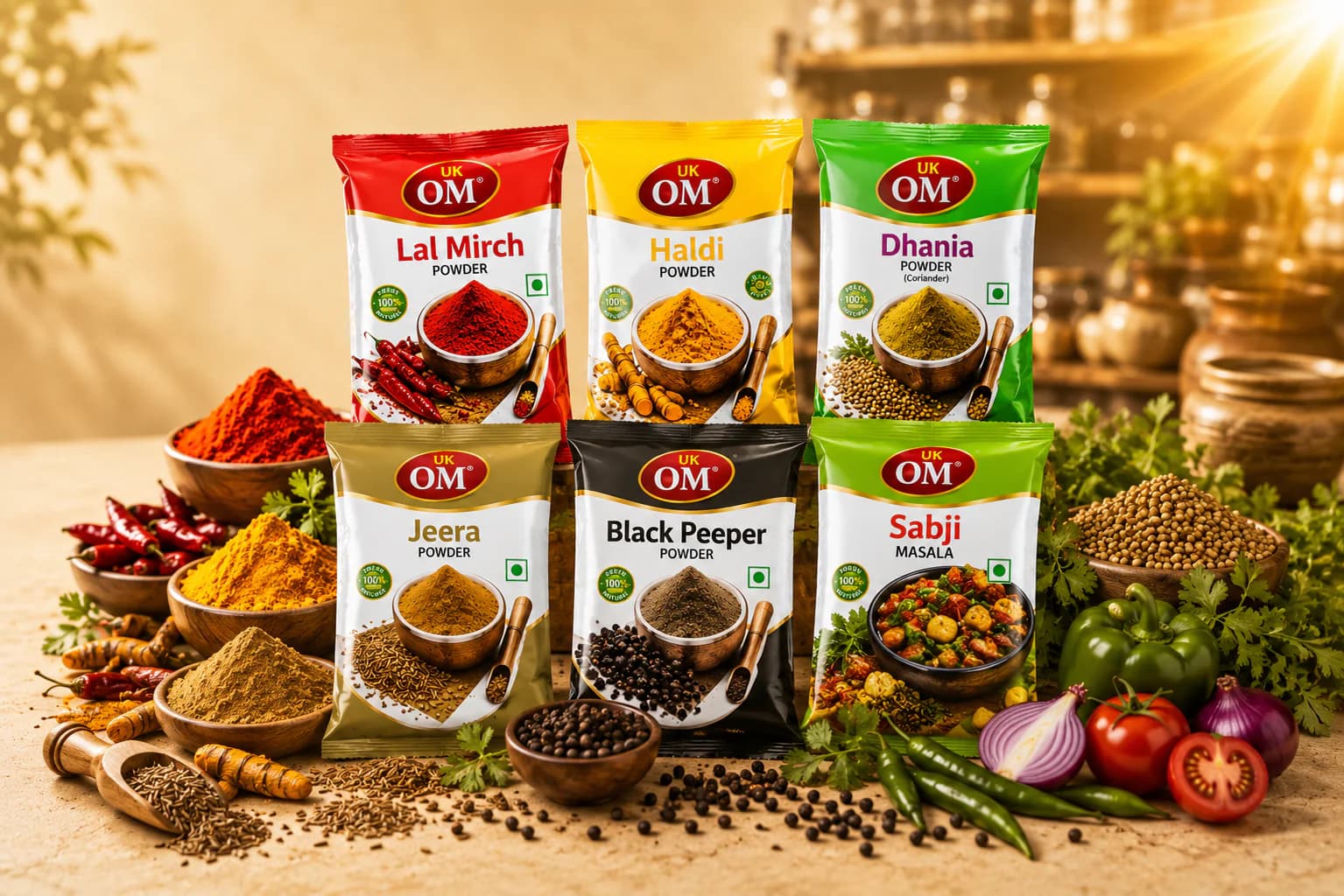 Regular Masala Packs by UK OM Masale in Manpur Gaya Bihar