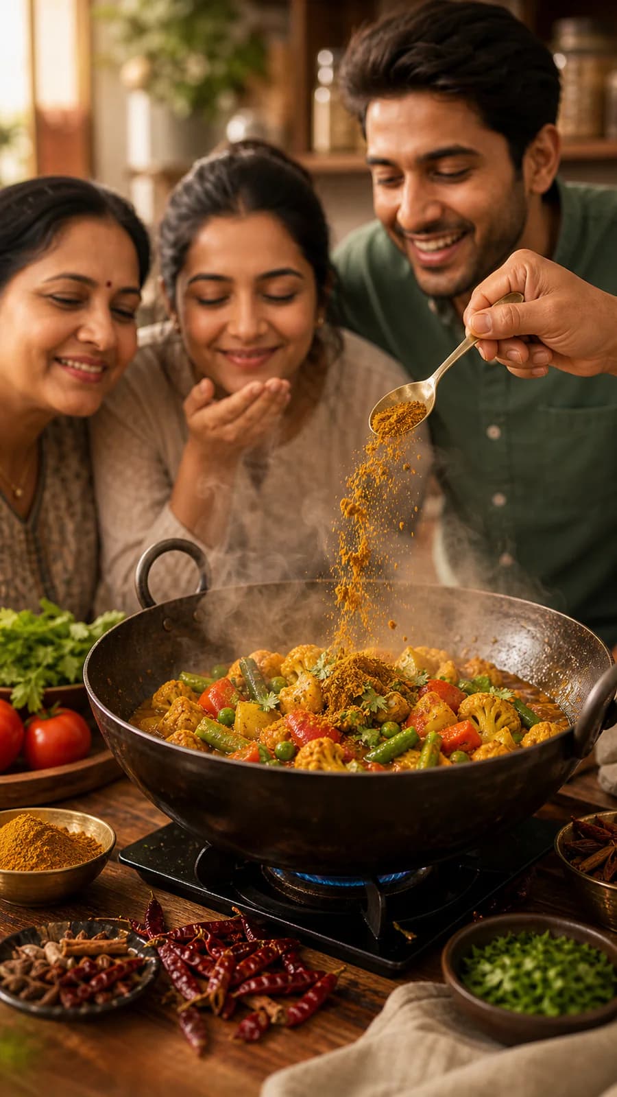 Sabji Masala in Motion on UK OM Masale Instagram